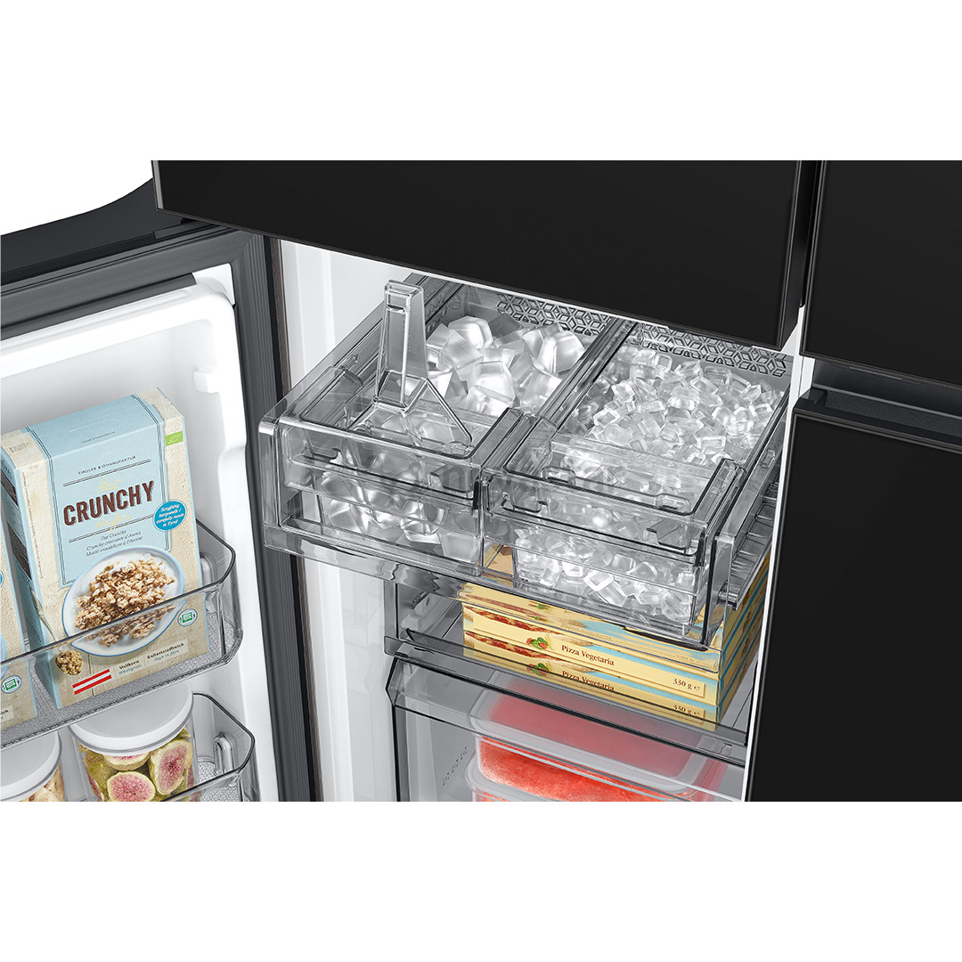 Samsung Bespoke AI Home, 654 L, aukštis 186 cm, juodas - SBS Šaldytuvas