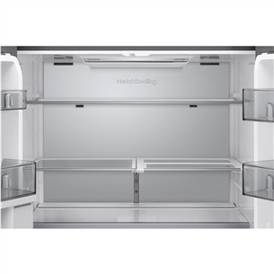 Samsung Bespoke AI Home, 654 L, aukštis 186 cm, juodas - SBS Šaldytuvas