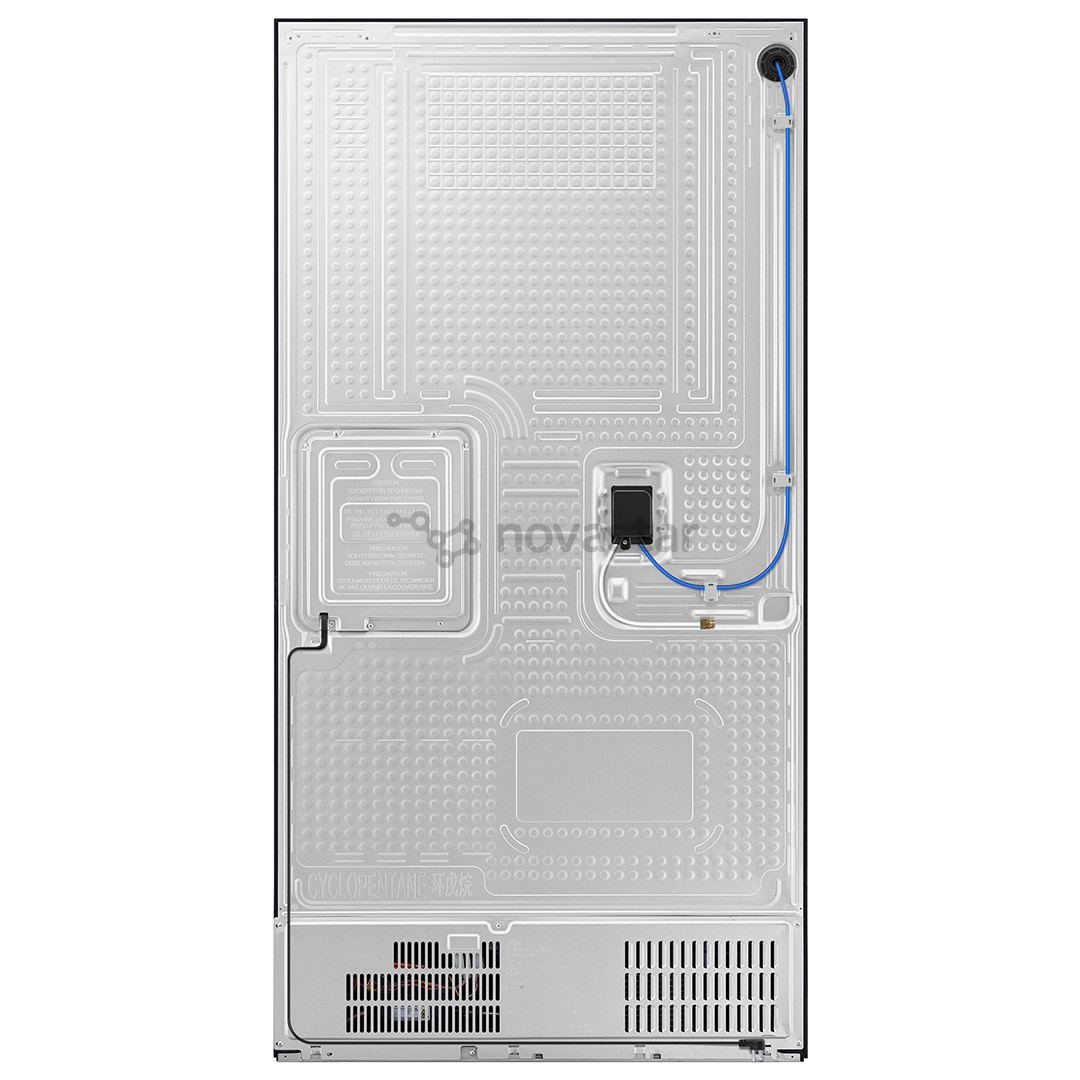 Samsung Bespoke AI Home, 654 L, aukštis 186 cm, juodas - SBS Šaldytuvas