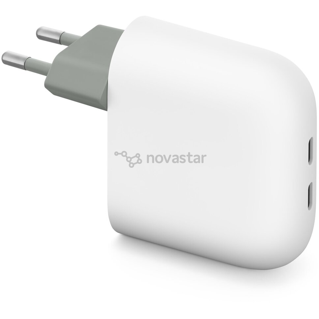 Google Pixel Flex Dual Port 67 W Fast Charger, USB-C, snow - Wall charger