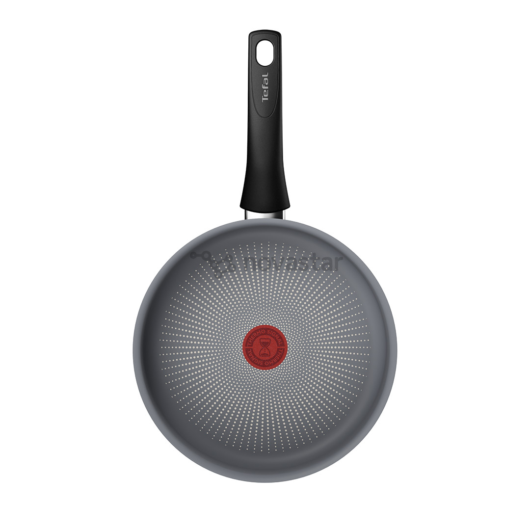Tefal Halo, 24 cm, pilka - Keptuvė su dangčiu