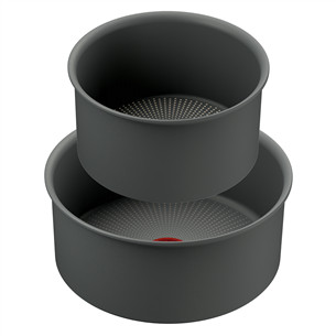 Tefal Ingenio Halo, 16/20 cm, 3 dalių, pilkas - Puodų rinkinys + nuimama rankena