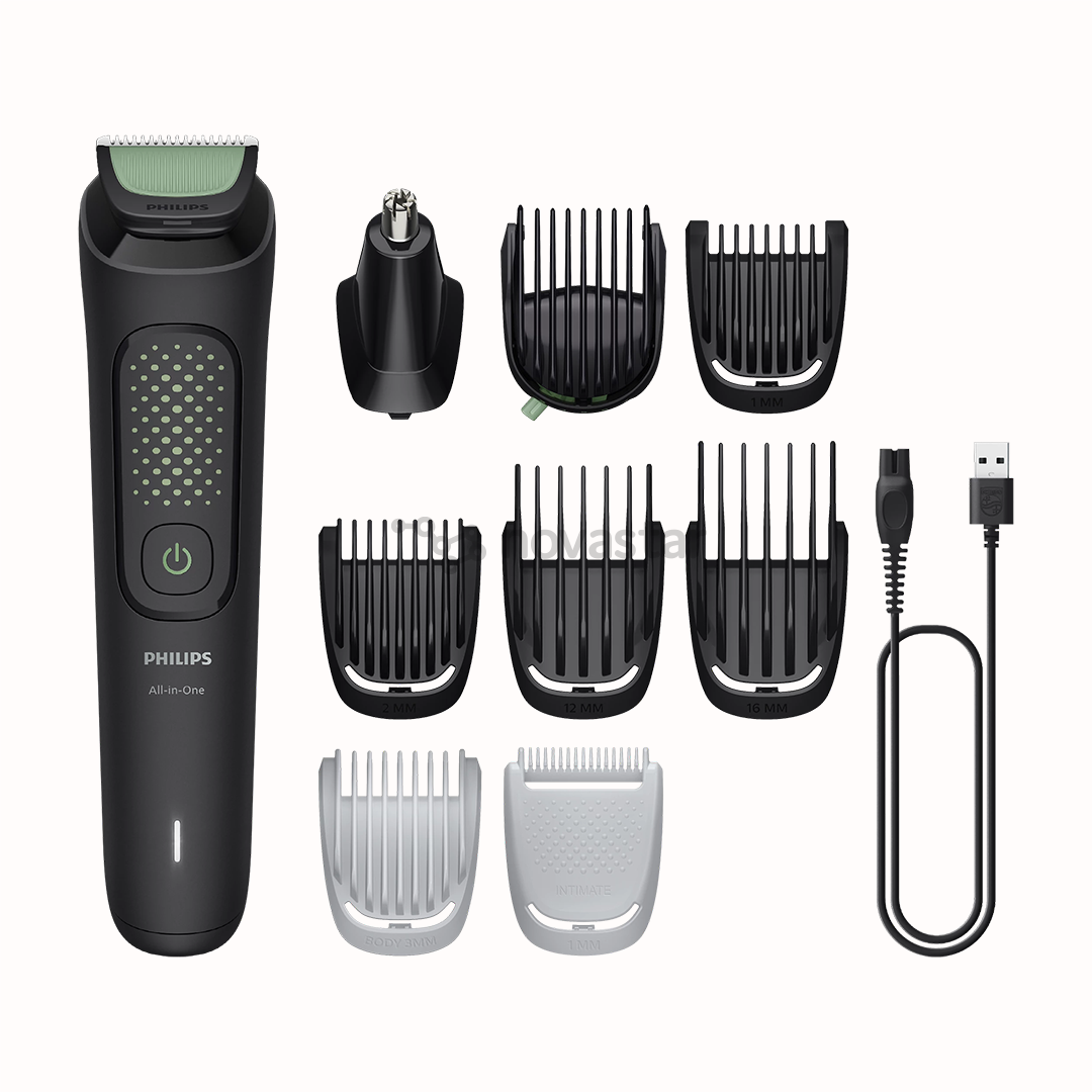 Philips All-in-One Trimmer 3000 Series, 9 в 1, черный - Триммер