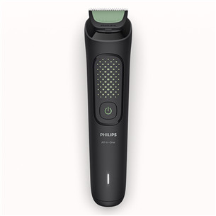 Philips All-in-One Trimmer 3000 Series, 9 viename, juoda - Plaukų kirpimo mašinėlė