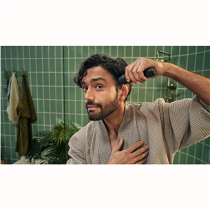 Philips All-in-One Trimmer 3000 Series, 9 viename, juoda - Plaukų kirpimo mašinėlė