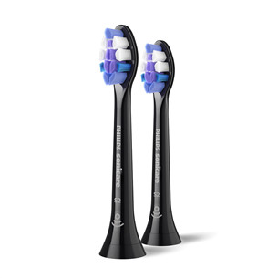 Philips Sonicare Sensitive, 2 pcs, black - Spare brush heads HX6052/88