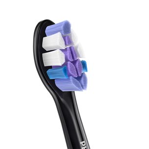 Philips Sonicare Sensitive, 2 vnt., juodi - Dantų šepetėlių antgaliai