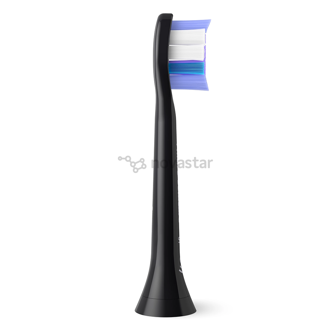 Philips Sonicare Sensitive, 2 vnt., juodi - Dantų šepetėlių antgaliai