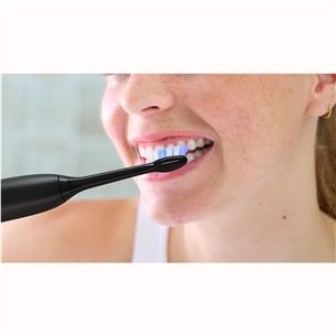 Philips Sonicare Sensitive, 2 vnt., juodi - Dantų šepetėlių antgaliai