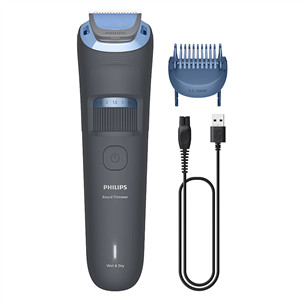 Philips Beard Trimmer 3000, темно-серый - Триммер для бороды BT3617/15