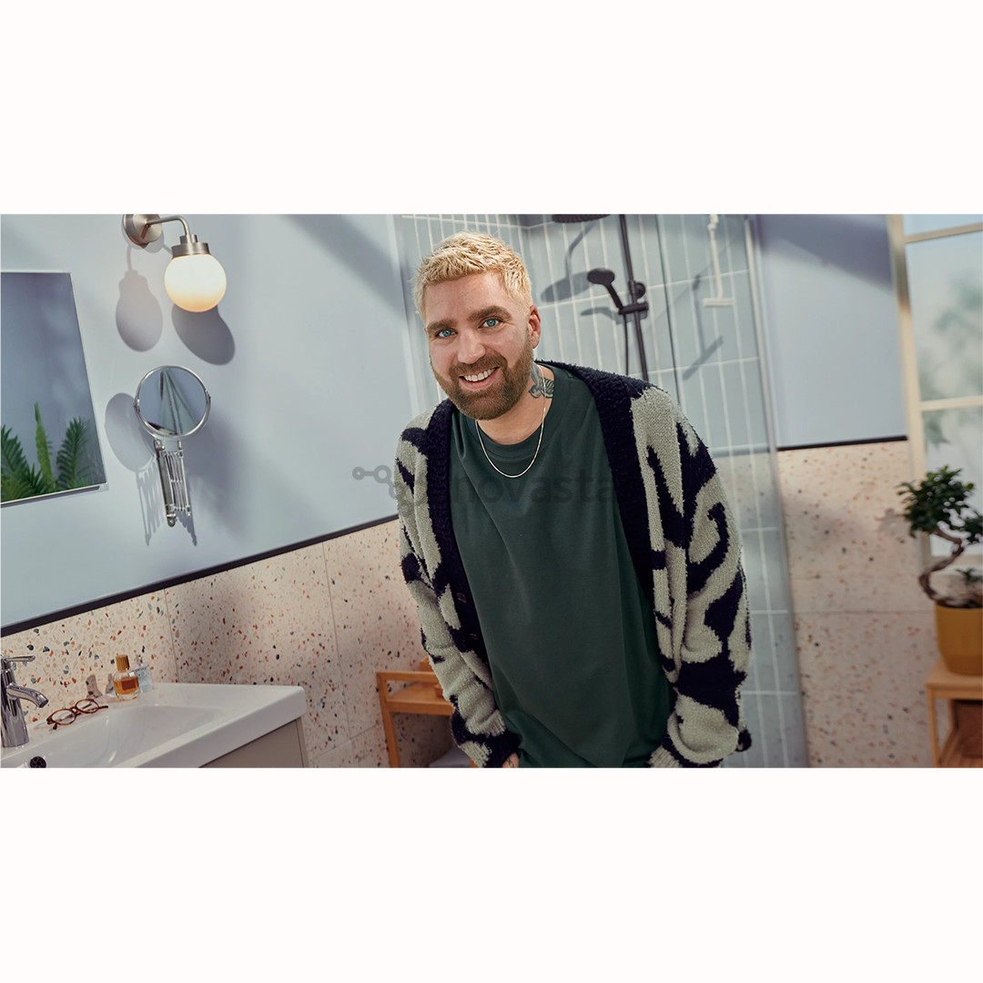 Philips Beard Trimmer 3000, tamsiai pilka - Barzdos kirpimo mašinėlė