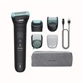 Philips Body Groomer Series 7000, juoda - Kūno plaukų kirpimo mašinėlė