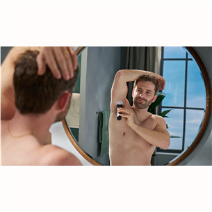 Philips Body Groomer Series 7000, juoda - Kūno plaukų kirpimo mašinėlė