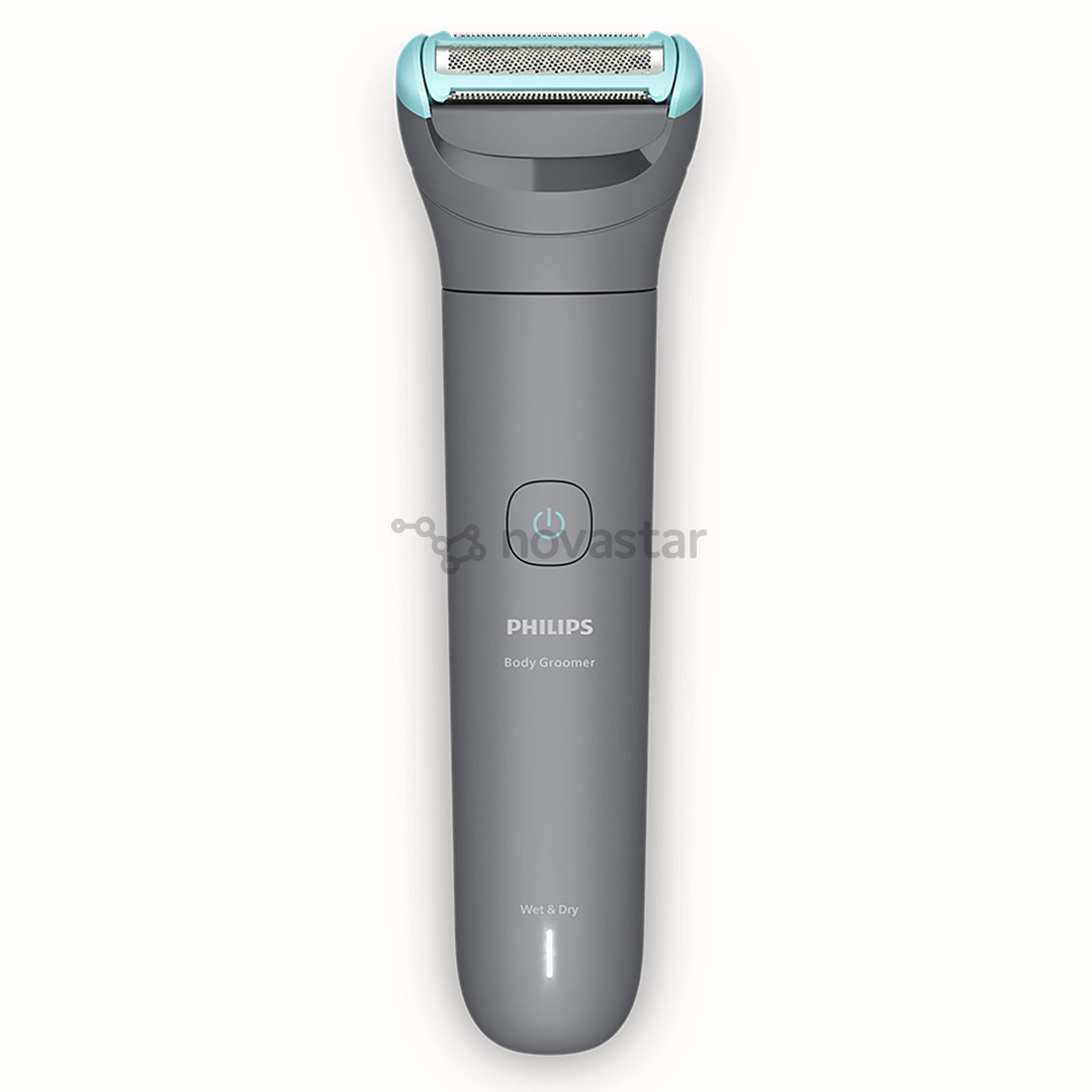 Philips Body Groomer 3000 Series, Triple Protect skutimo sistema, pilka - Kūno plaukų kirpimo mašinėlė