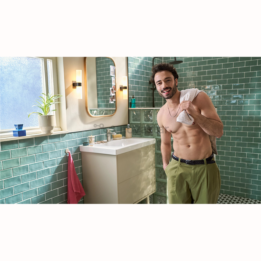 Philips Body Groomer 3000 Series, Triple Protect skutimo sistema, pilka - Kūno plaukų kirpimo mašinėlė