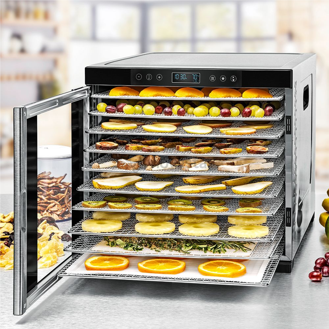 Rommelsbacher, 1000 W, nerūdijančio plieno/juoda - Maisto džiovyklė