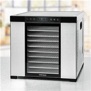 Rommelsbacher, 1000 W, nerūdijančio plieno/juoda - Maisto džiovyklė