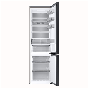 Samsung, NoFrost, 390 L, aukštis 203 cm, juodas - Šaldytuvas