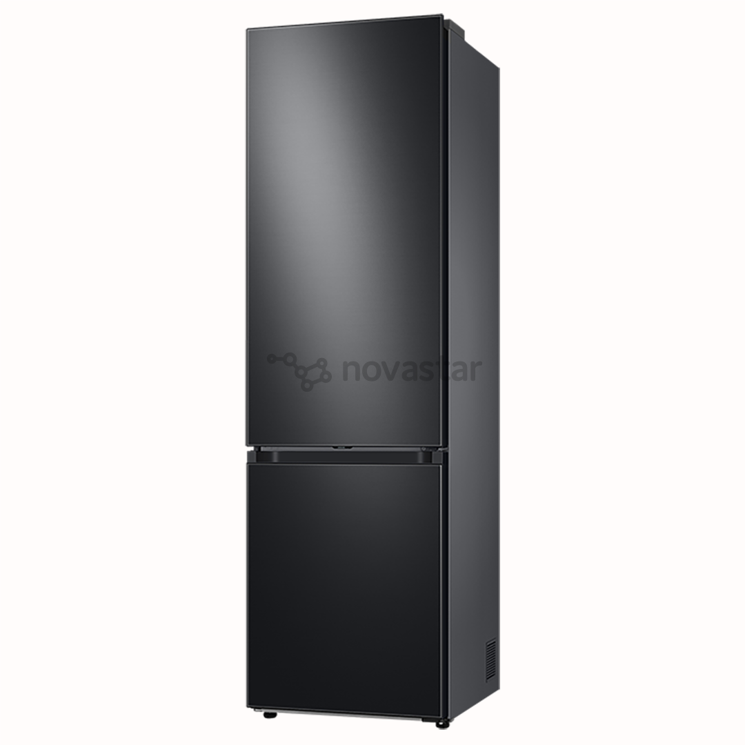 Samsung, NoFrost, 390 L, aukštis 203 cm, juodas - Šaldytuvas