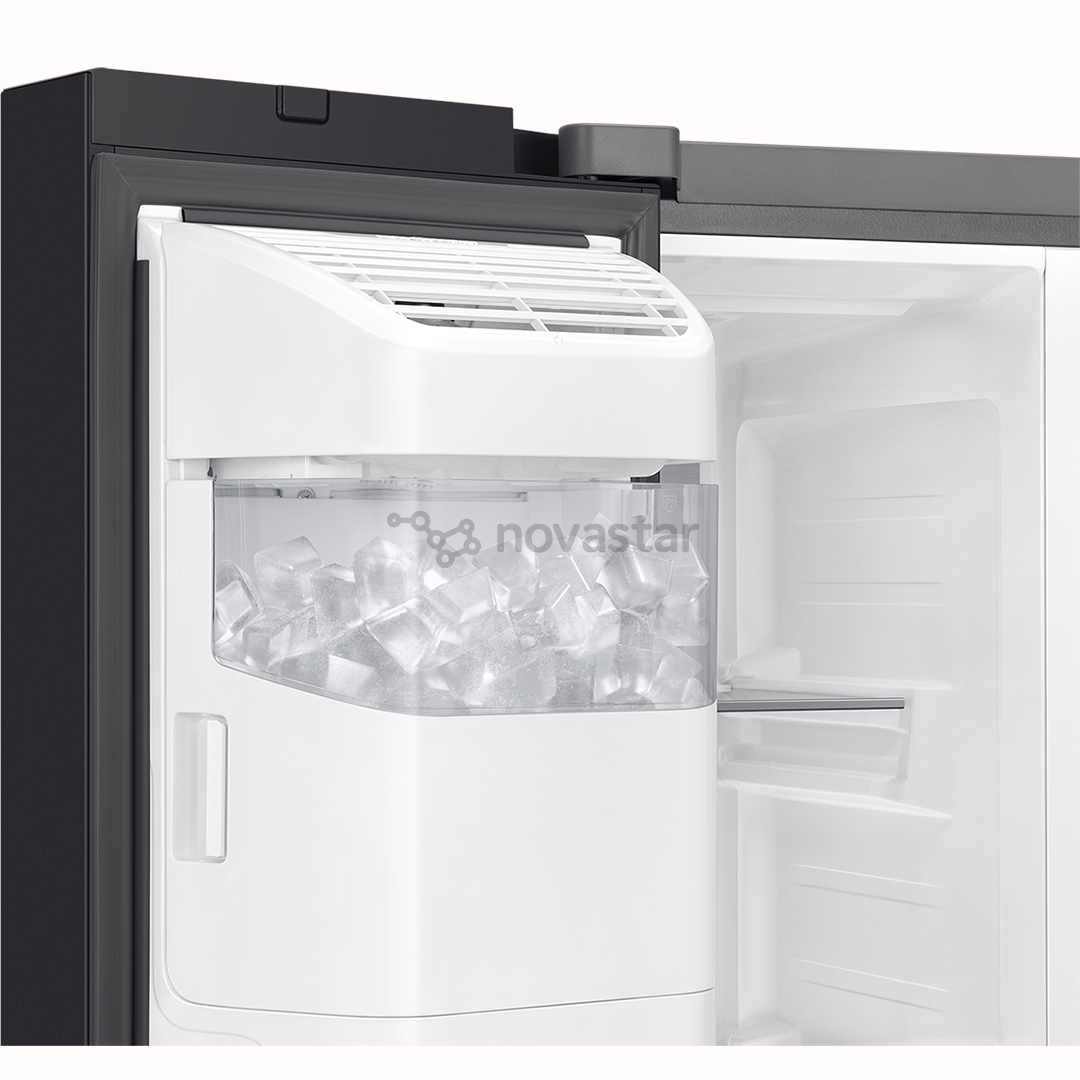 Samsung, NoFrost, 635 L, aukštis 179 cm, juodas - SBS Šaldytuvas