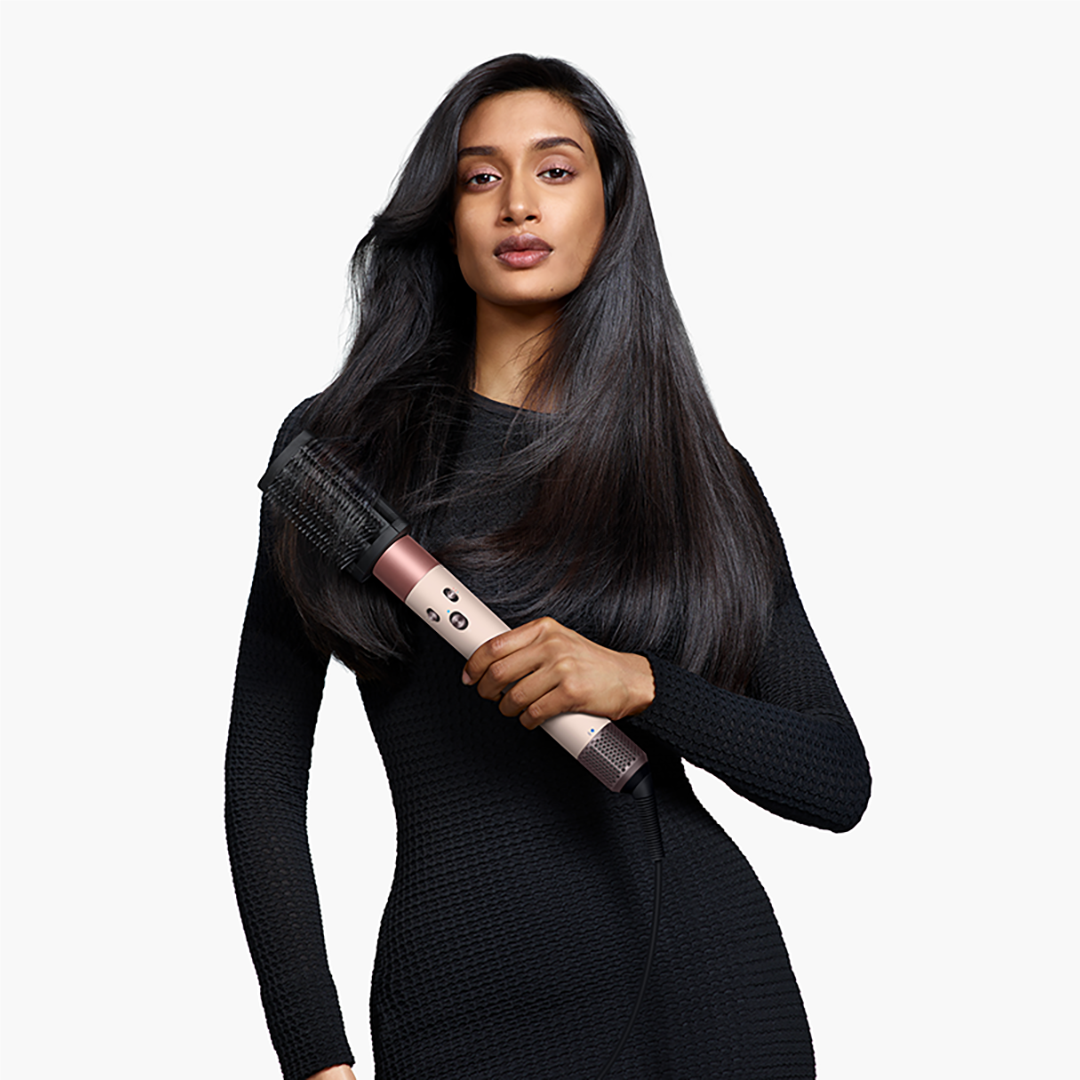 Dyson Airwrap i.d.™, Bluetooth®, 1300 W, Straight+Wavy, rožinis/rožinio aukso spalvos - Daugiafunkcinis plaukų formavimo prietaisas