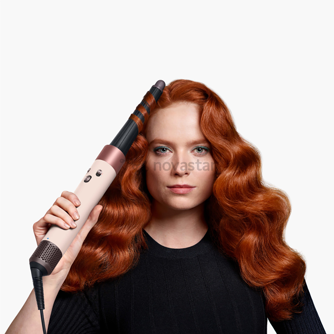 Dyson Airwrap i.d.™, Bluetooth®, 1300 W, Straight+Wavy, rožinis/rožinio aukso spalvos - Daugiafunkcinis plaukų formavimo prietaisas