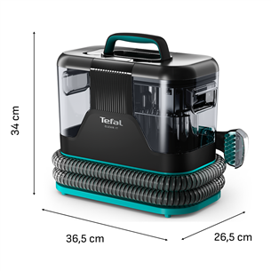 Tefal Clean It, juodas/žalias - Kilimų ir apmušalų valymo įrenginys