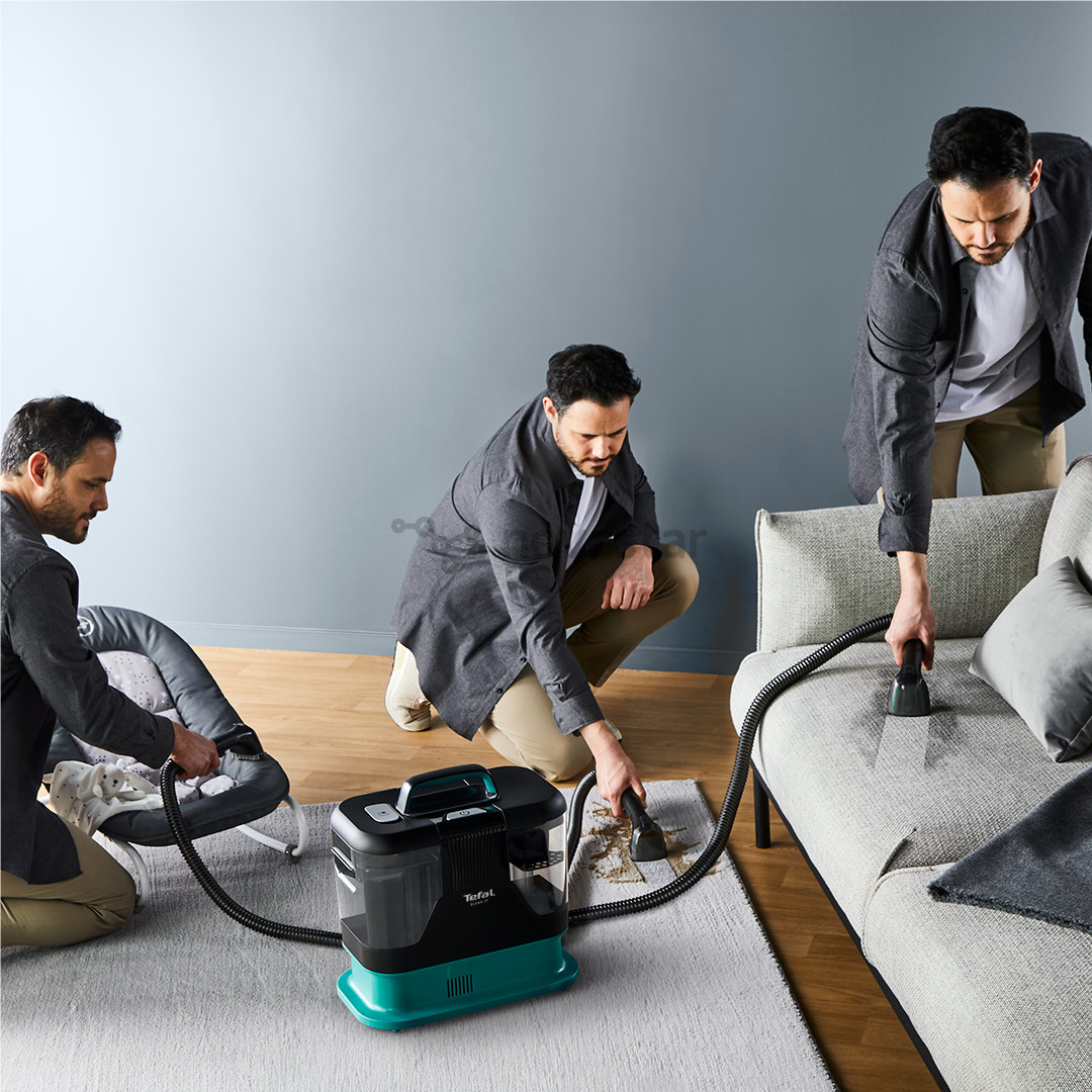Tefal Clean It, juodas/žalias - Kilimų ir apmušalų valymo įrenginys