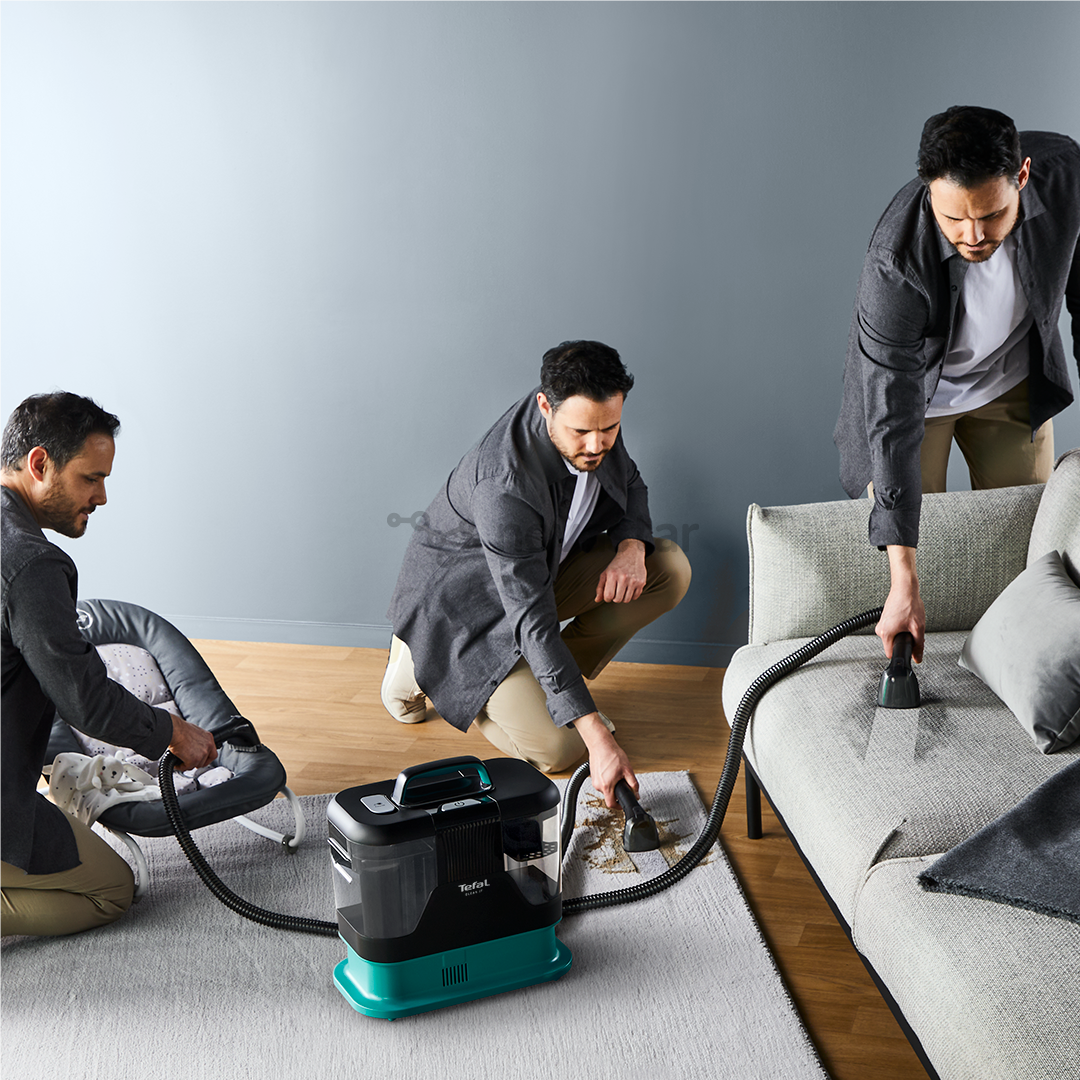 Tefal Clean It, juodas/žalias - Kilimų ir apmušalų valymo įrenginys