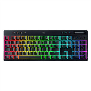 Razer BlackWidow V4 Low-Profile HyperSpeed, clicky, US, black - Wireless keyboard