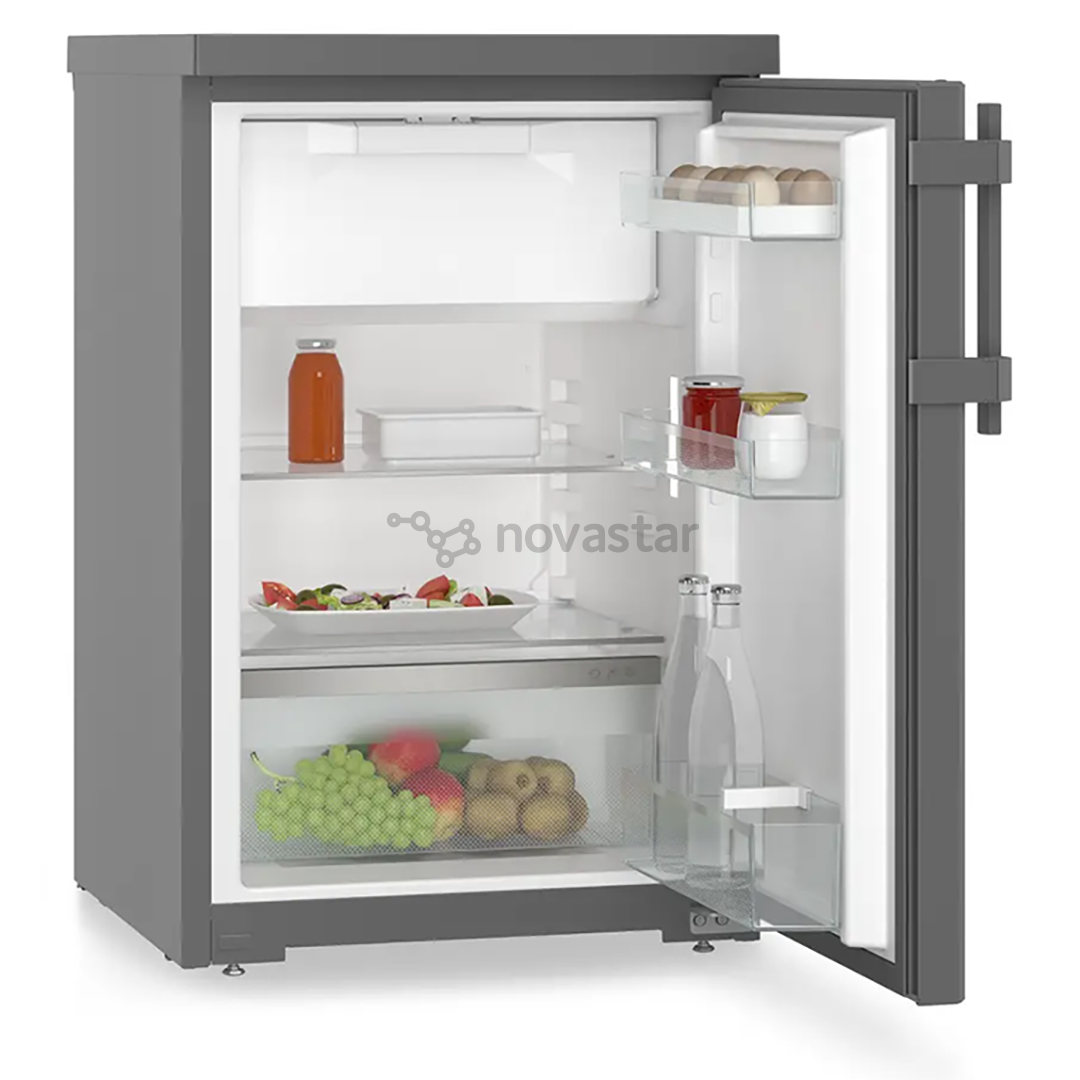 Liebherr Pure, SmartFrost, 112 L, aukštis 85 cm, tamsiai pilkas - Šaldytuvas