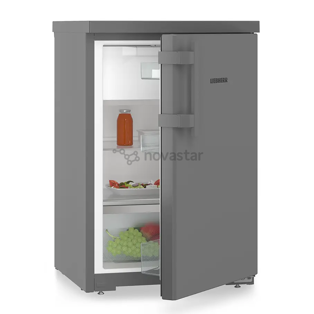 Liebherr Pure, SmartFrost, 112 L, aukštis 85 cm, tamsiai pilkas - Šaldytuvas