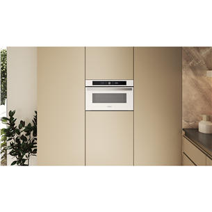 Whirlpool, 31 л, 1000 Вт, белый - Интегруемая микроволновая печь с грилем