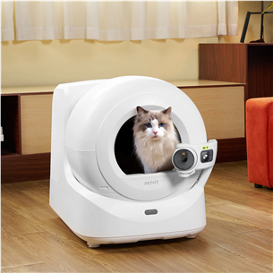 Petkit Purobot Ultra, balta - Automatinė savaime išsivalanti kraiko dėžė