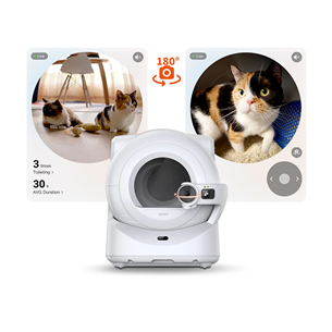 Petkit Purobot Ultra, balta - Automatinė savaime išsivalanti kraiko dėžė