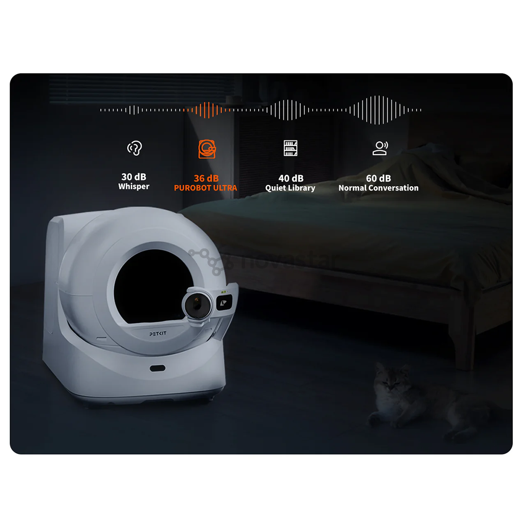 Petkit Purobot Ultra, balta - Automatinė savaime išsivalanti kraiko dėžė