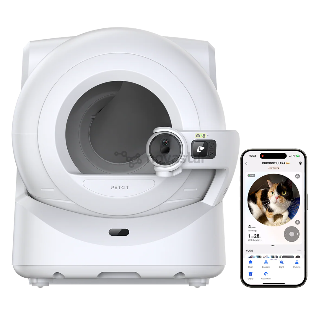 Petkit Purobot Ultra, balta - Automatinė savaime išsivalanti kraiko dėžė