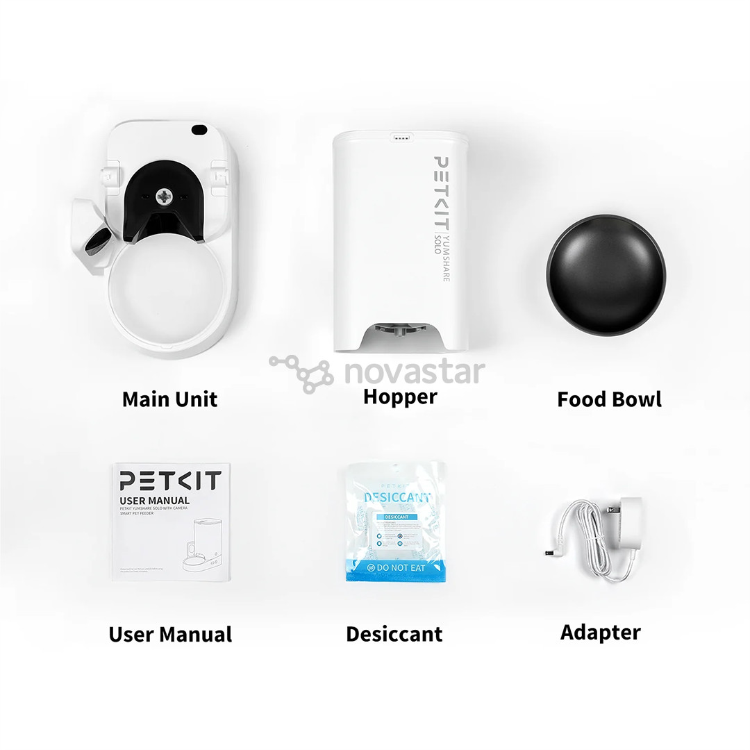 Petkit YumShare Solo, balta - Automatinė šėrykla su kamera