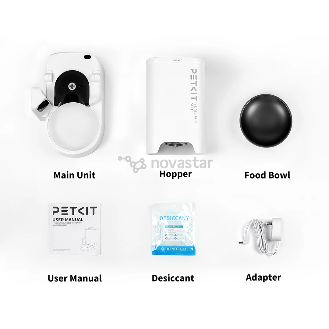 Petkit YumShare Solo, white - Automatic feeder with camera