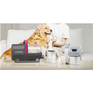 Petkit FurWaker 5-in-1 (AirClipper), with vacuum, white/grey - Pet grooming device