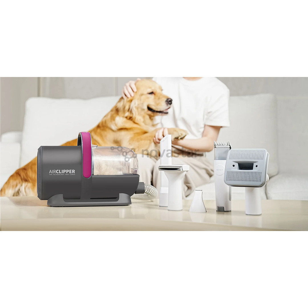 Petkit FurWaker 5-in-1 (AirClipper), with vacuum, white/grey - Pet grooming device