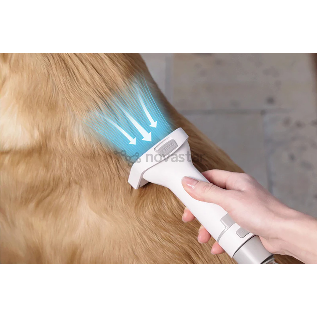 Petkit FurWaker 5-in-1 (AirClipper), with vacuum, white/grey - Pet grooming device
