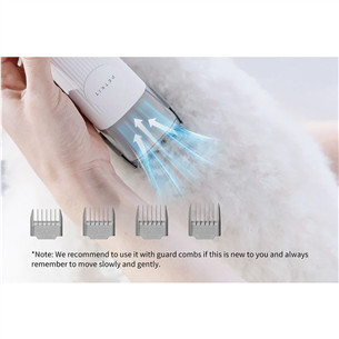 Petkit FurWaker 5-in-1 (AirClipper), with vacuum, white/grey - Pet grooming device
