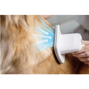 Petkit FurWaker 5-in-1 (AirClipper), with vacuum, white/grey - Pet grooming device