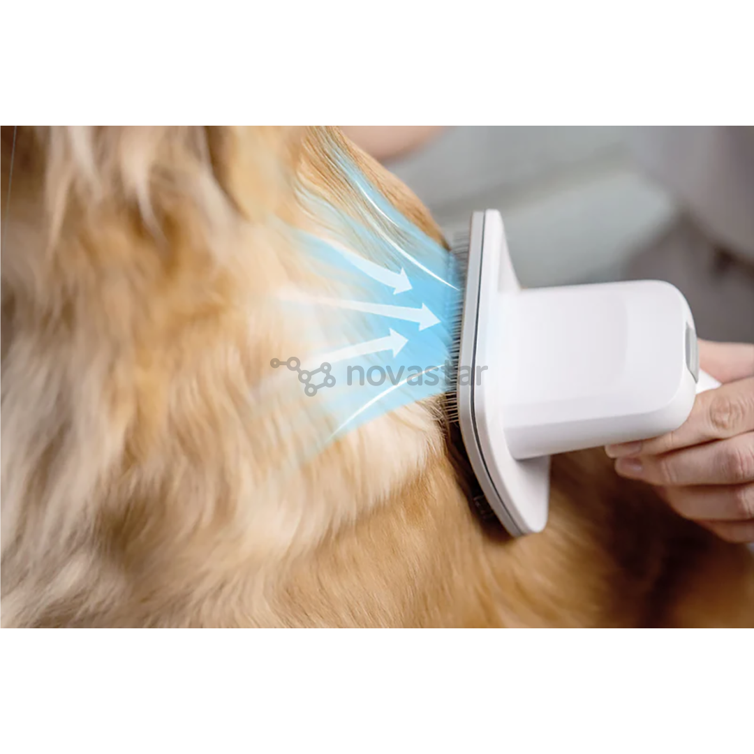Petkit FurWaker 5-in-1 (AirClipper), su siurbliu, baltas/pilkas - Gyvūnų priežiūros įrenginys