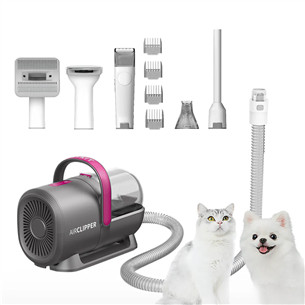 Petkit FurWaker 5-in-1 (AirClipper), with vacuum, white/grey - Pet grooming device
