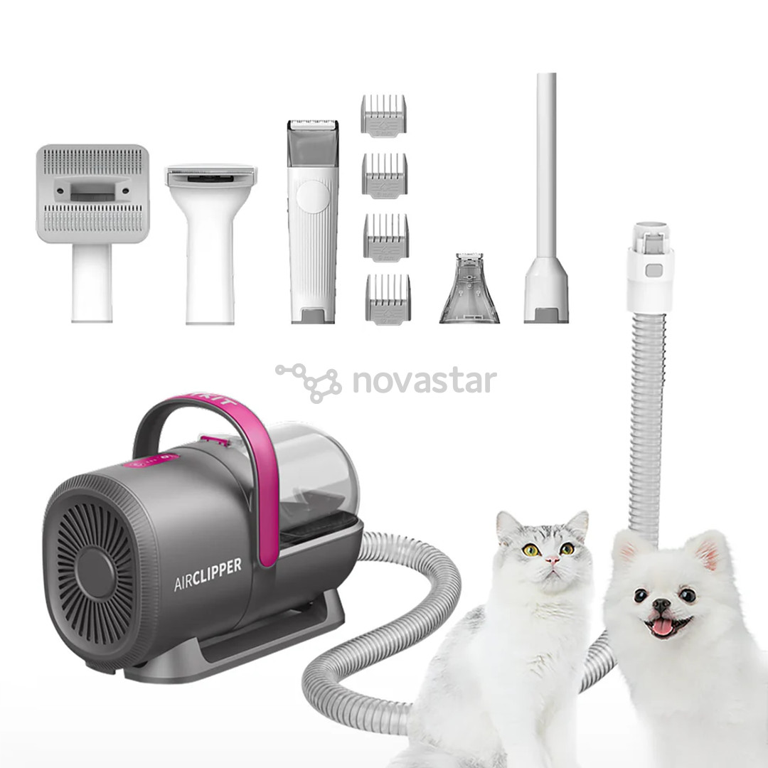 Petkit FurWaker 5-in-1 (AirClipper), with vacuum, white/grey - Pet grooming device