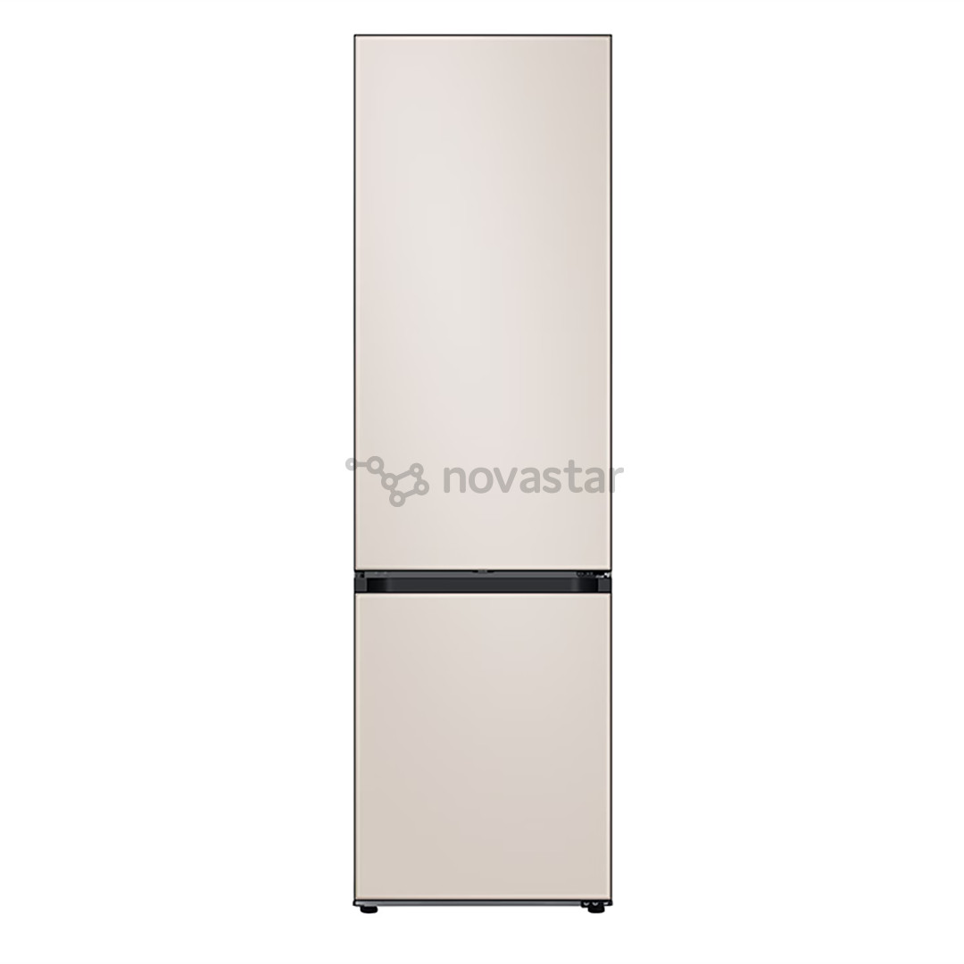 Samsung BeSpoke, 390 L, aukštis 203 cm, 390 L, smėlio spalvos - Šaldytuvas