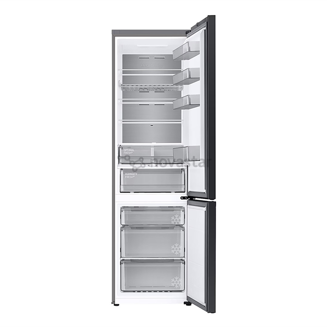 Samsung BeSpoke, 390 L, aukštis 203 cm, 390 L, smėlio spalvos - Šaldytuvas