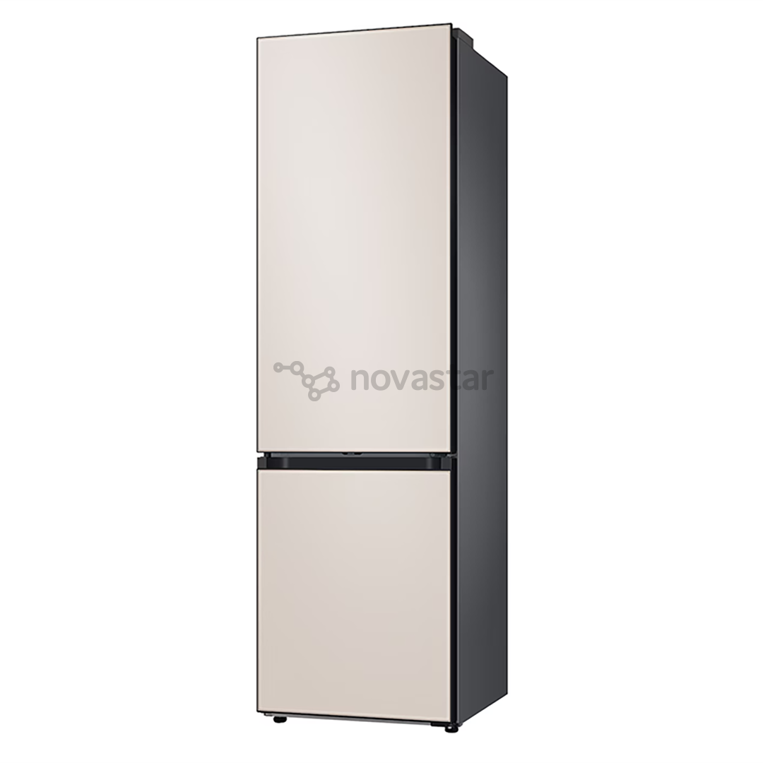 Samsung BeSpoke, 390 L, aukštis 203 cm, 390 L, smėlio spalvos - Šaldytuvas